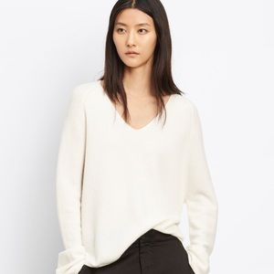 Vince deep v-neck cashmere sweater